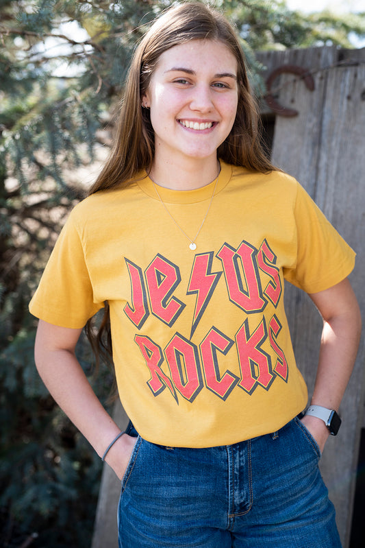 Jesus Rocks tee